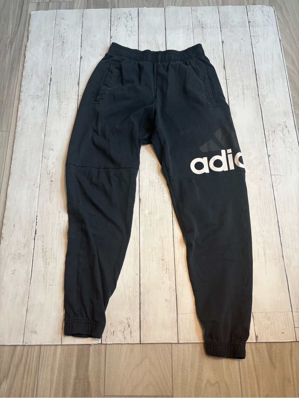 adidas Black Logo Jogger Pants